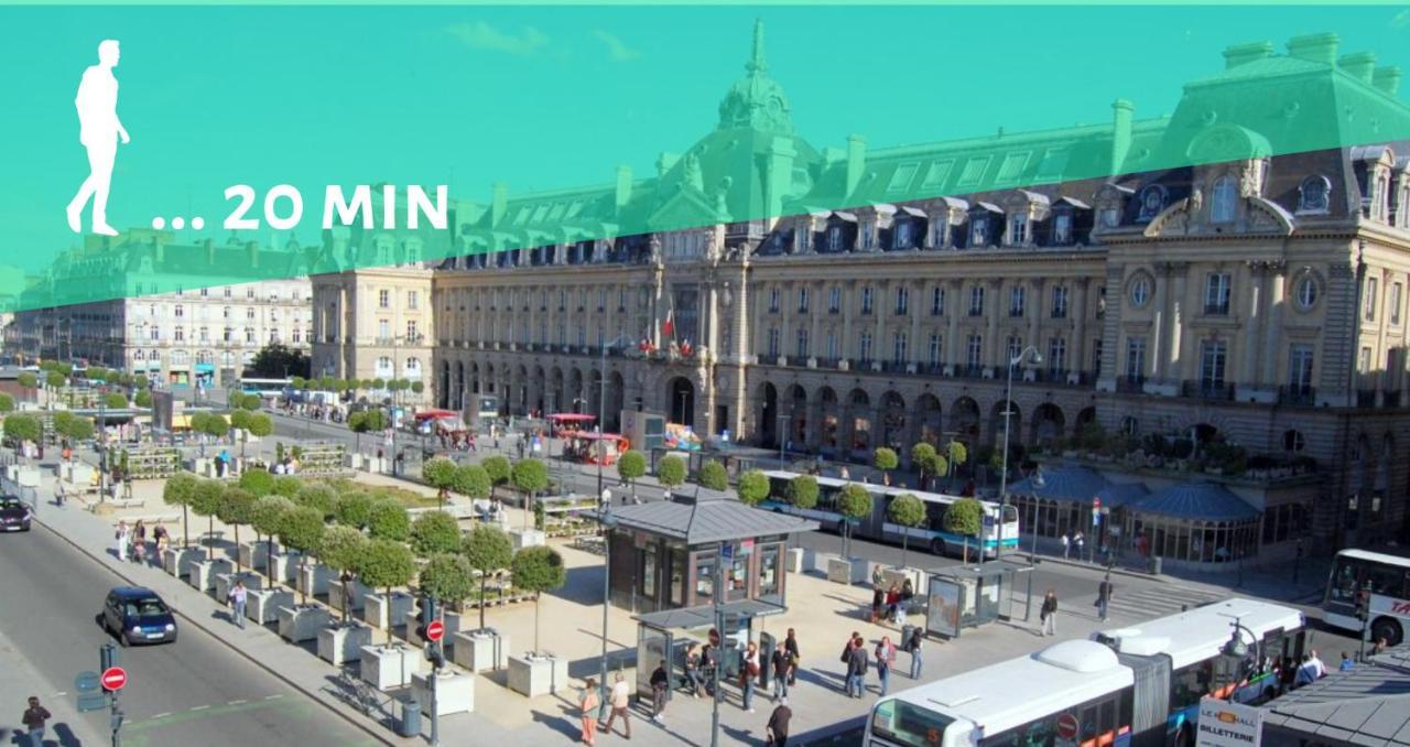 Appartement T2 - Proche Gare - Bord De Vilaine Rennes Luaran gambar