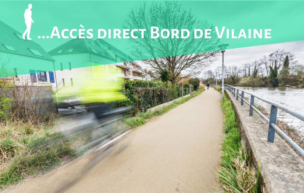 Appartement T2 - Proche Gare - Bord De Vilaine Rennes Luaran gambar