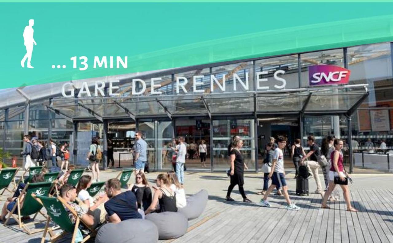 Appartement T2 - Proche Gare - Bord De Vilaine Rennes Luaran gambar